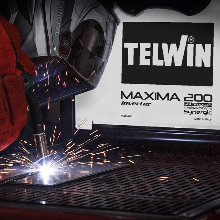 Image du produit Telwin Maxima 200 Synergic Ready Pack Microprocessor Gestuurde Lasser