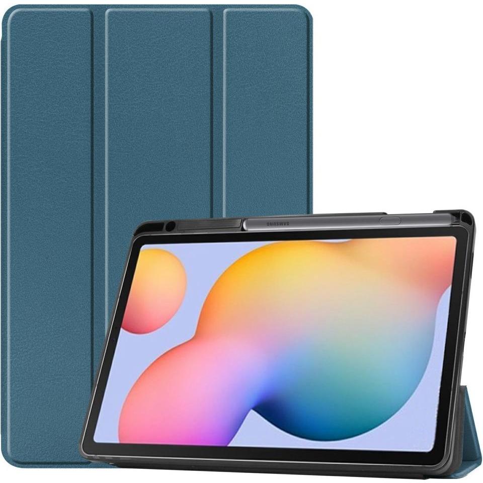 Cover-Discount Tri-fold Smart Case (Galaxy Tab S6 Lite 10.4 (2020)), Tablet Hülle, Türkis