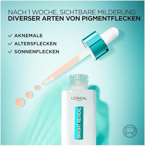 Produktbild L'Oréal Paris L'Oreal Bright Reveal Fluid SPF 50 mit Niacinamid Sonnenschutz (50 ml)