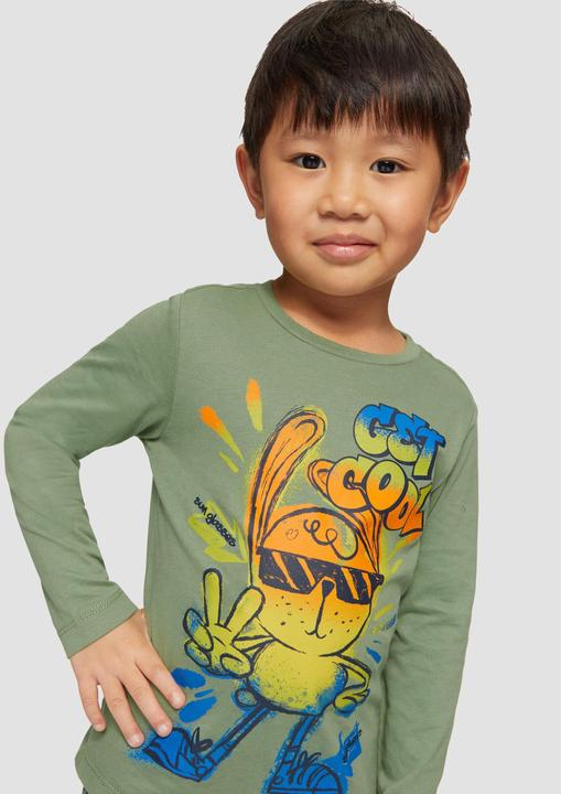 Produktbild s.Oliver T-Shirt Longsleeve mit Frontprint (92)