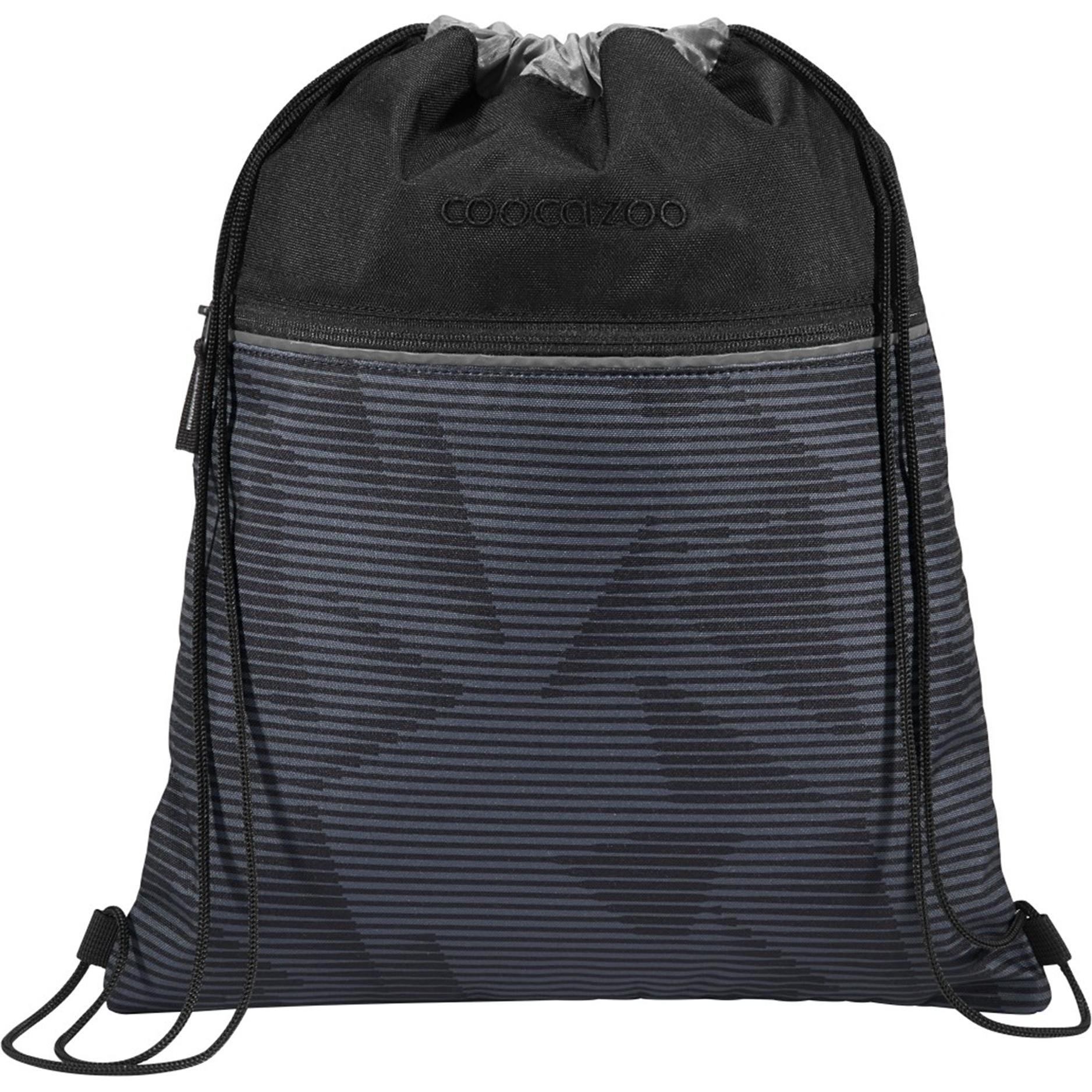 Coocazoo, Tasche, Sportbeutel Turnbeutel, 10 Liter, Schwarz, (10 l)