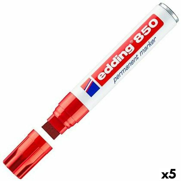 Actual product image Edding 850 Permanent marker, wedge tip, various Colors (5x)