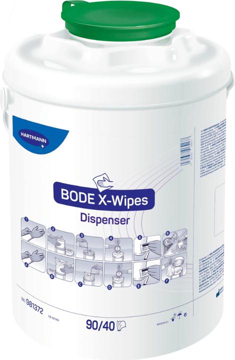Actual product image Bode X-Wipes Spender grün