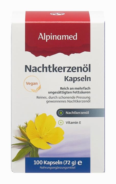 Actual product image Alpinamed Evening primrose oil (120 Piece, Capsules, 112 g)