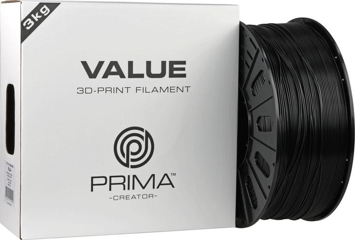 Image du produit Prima Creator PrimaValue PLA+ (PLA, 1.75 mm, 3000 g, Noir)