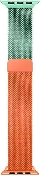 Produktbild Beline pasek Apple Watch Steel 38/40/41mm zielono-pomarańczowy green/orange (Stainless Steel)