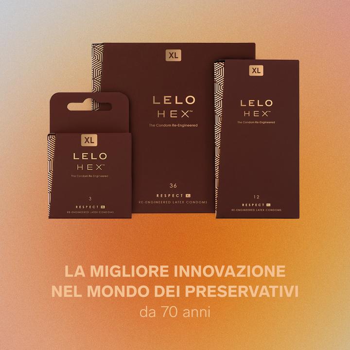 Actual product image LELO HEX Condoms Respect XL (36 pcs.)