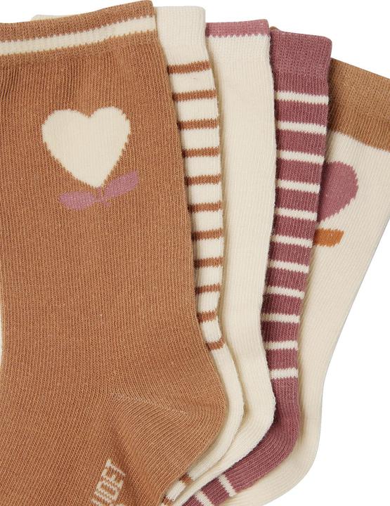Actual product image Vertbaudet 5er-Pack Mädchen Socken, Herzen (5-pack, 27, 30)
