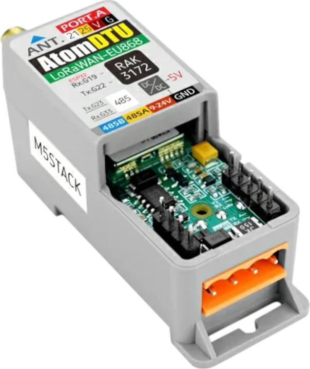 Immagine prodotto M5Stack Atomic DTU LoRaWAN Base EU868 STM32WLE5CC