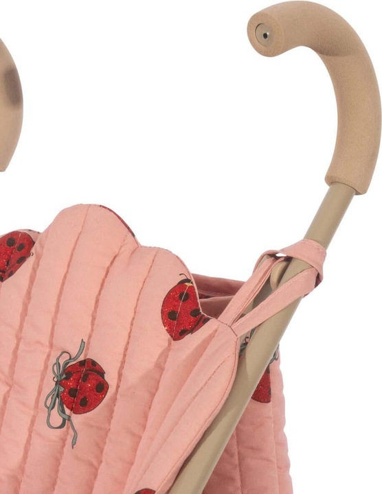 Actual product image Konges Slojd Exclusive: Ladybug Glitter doll's pram