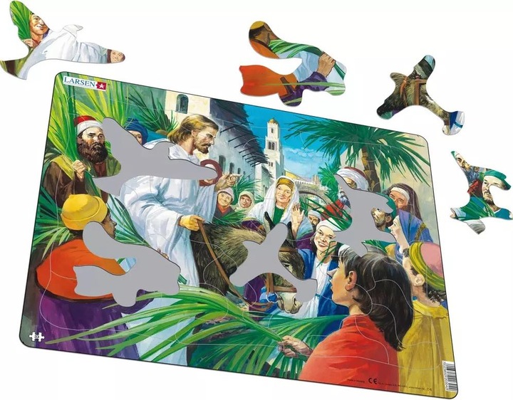 Produktbild Larsen Puzzle - Einzug nach Jerusalem (32 Teile)