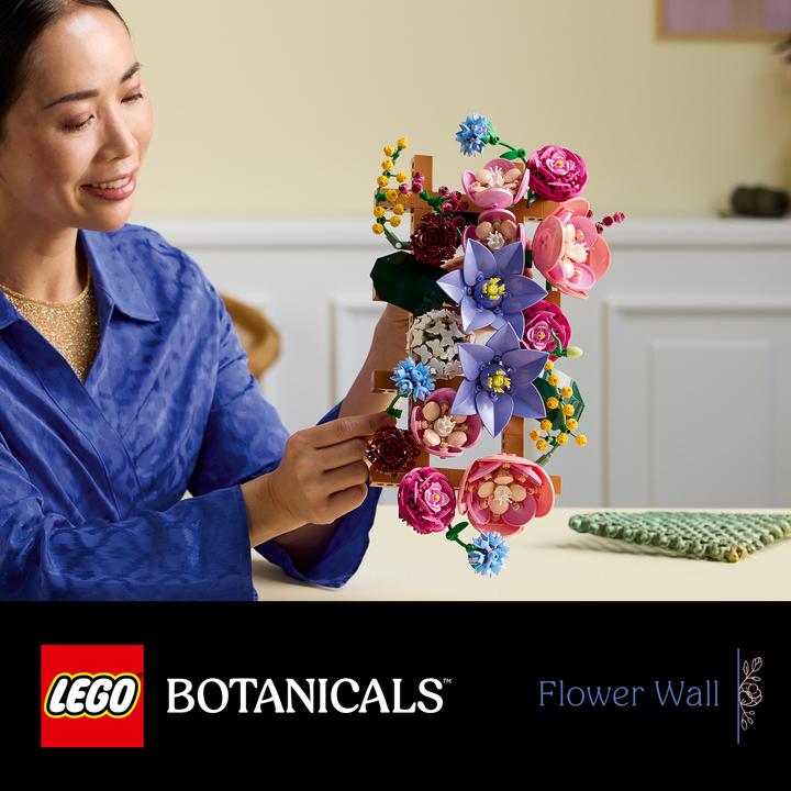 Actual product image LEGO Blumen an der Wand (LEGO Botanicals)