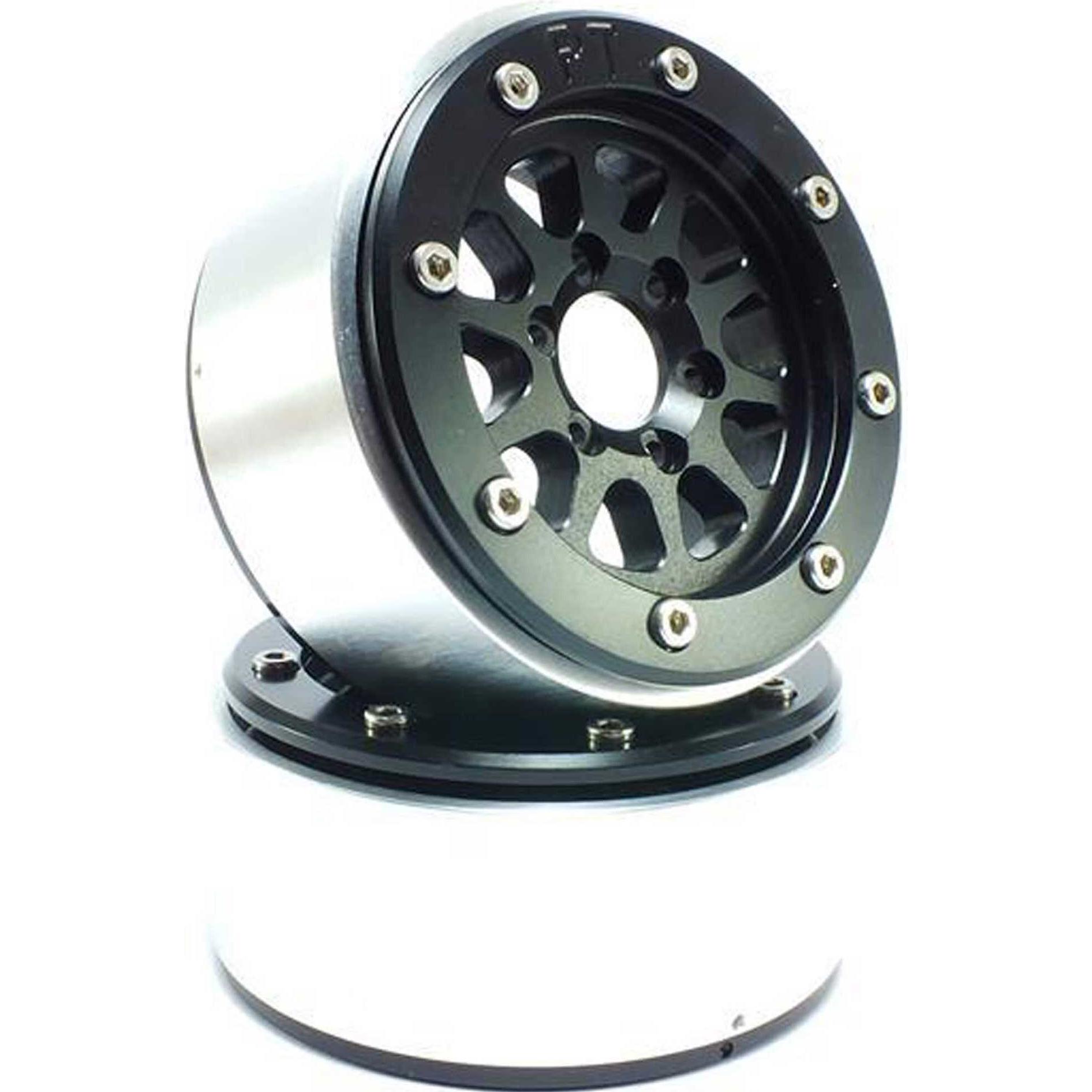 Metsafil beadlock wheels gear schwarz/schwarz 1.9 (2 st.) ohne radnabe