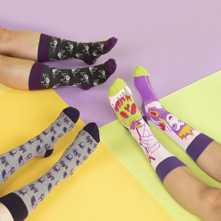 Actual product image NoName VILLAINS - Pack de 3 paires de chaussettes (T36-41) (pack of 3, 36 - 41)