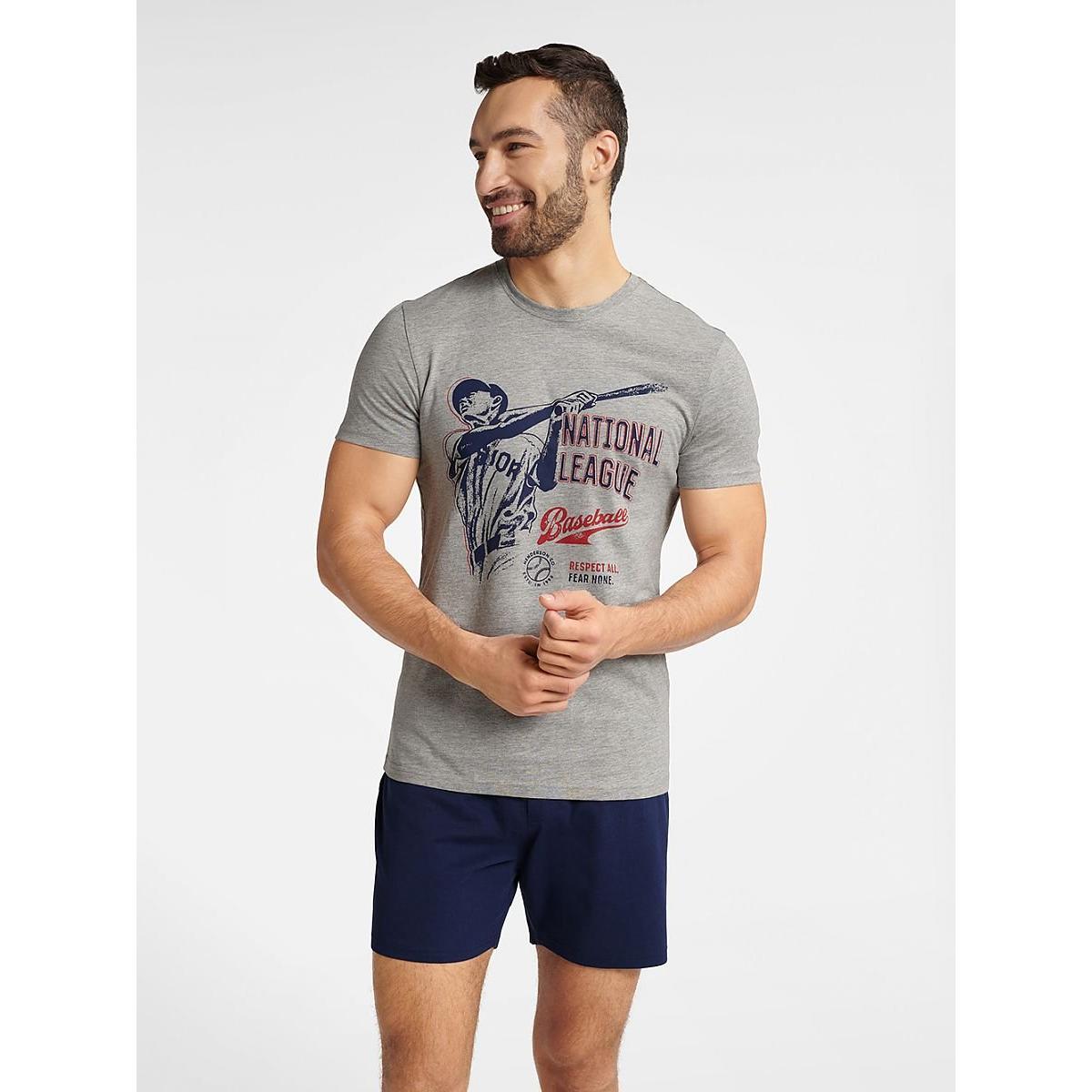 Henderson, Herren, Pyjama, Pyjama, Grau, (M)