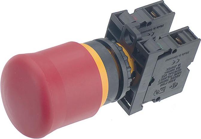 Actual product image Eaton Complete Emergency Stop lock-off 1NO/1NC