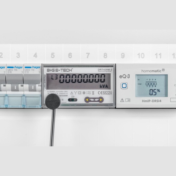 Actual product image Homematic IP Interface for digital electricity meters