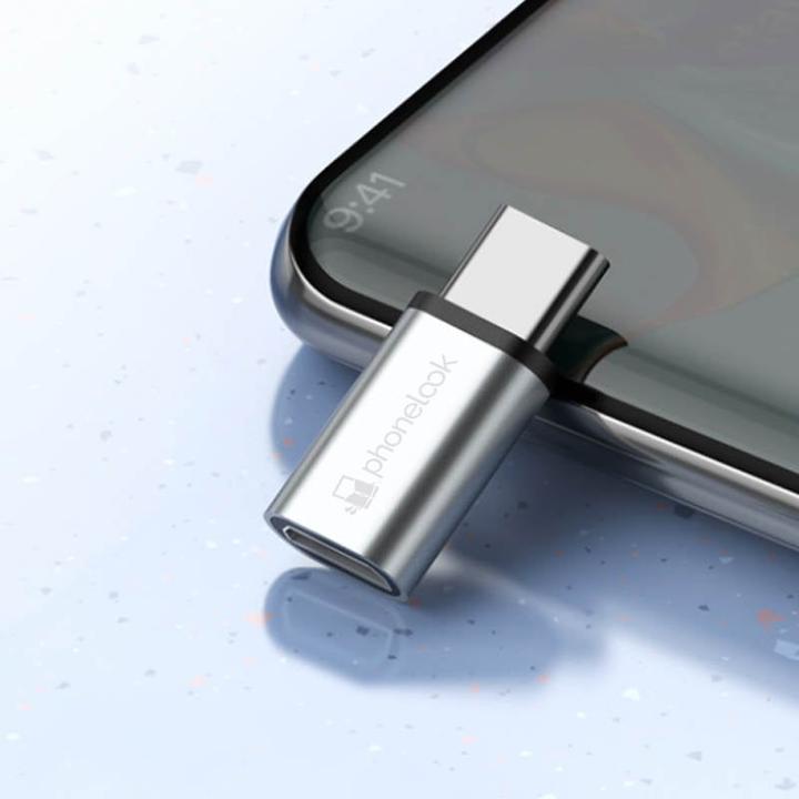 Image du produit PhoneLook Adaptateur Micro USB (entrée) vers USB-C pour iPhone 15 (Micro USB, USB-C)
