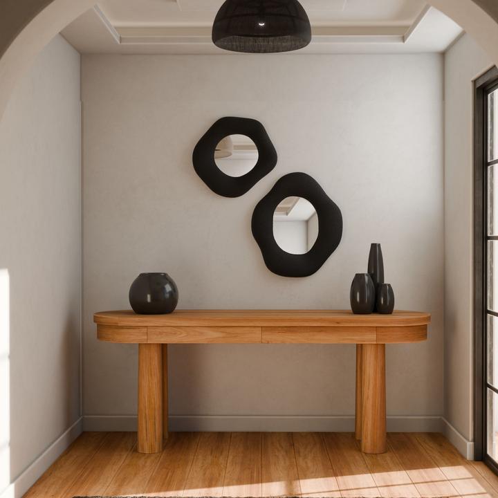 Produktbild Hanah Home Wabi Lune Decorative Mirror Set 2 Pieces (45 x 45 cm)