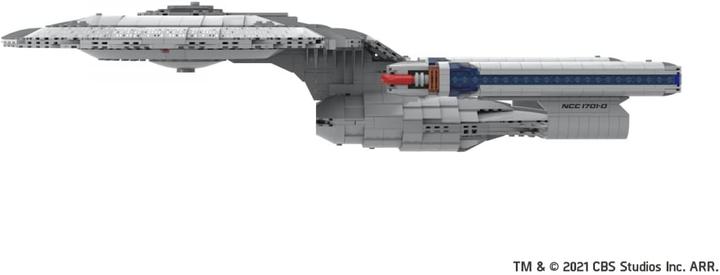 Actual product image Blue Brixx 104184 Star Trek USS Enterprise NCC-1701-D