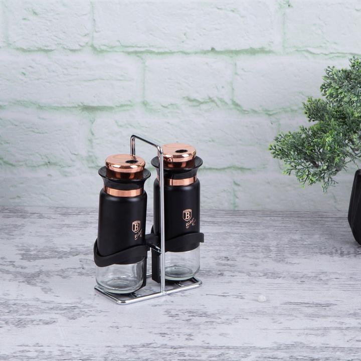 Produktbild BerlingerHaus Salz- und Pfefferstreuer-Set Black Rose Collection (Pfeffer, Salz)