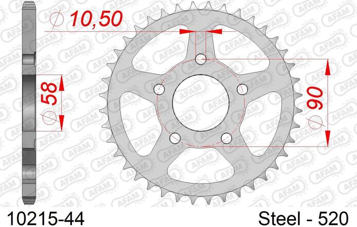 Image du produit Afam 520 44 dents (44)
