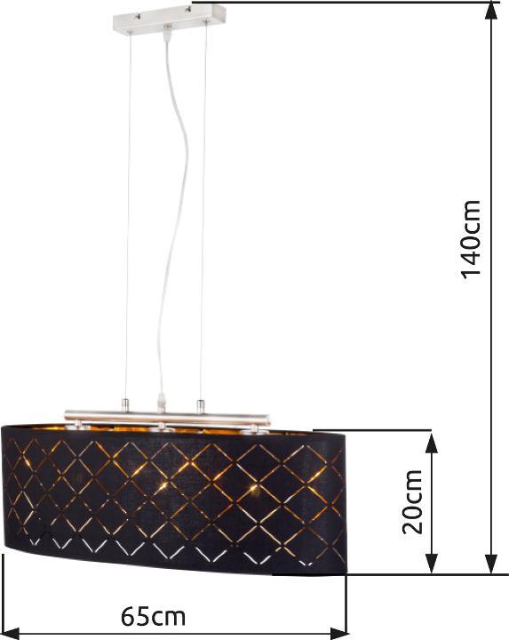 Produktbild Globo Hängeleuchte Clarke (E27)
