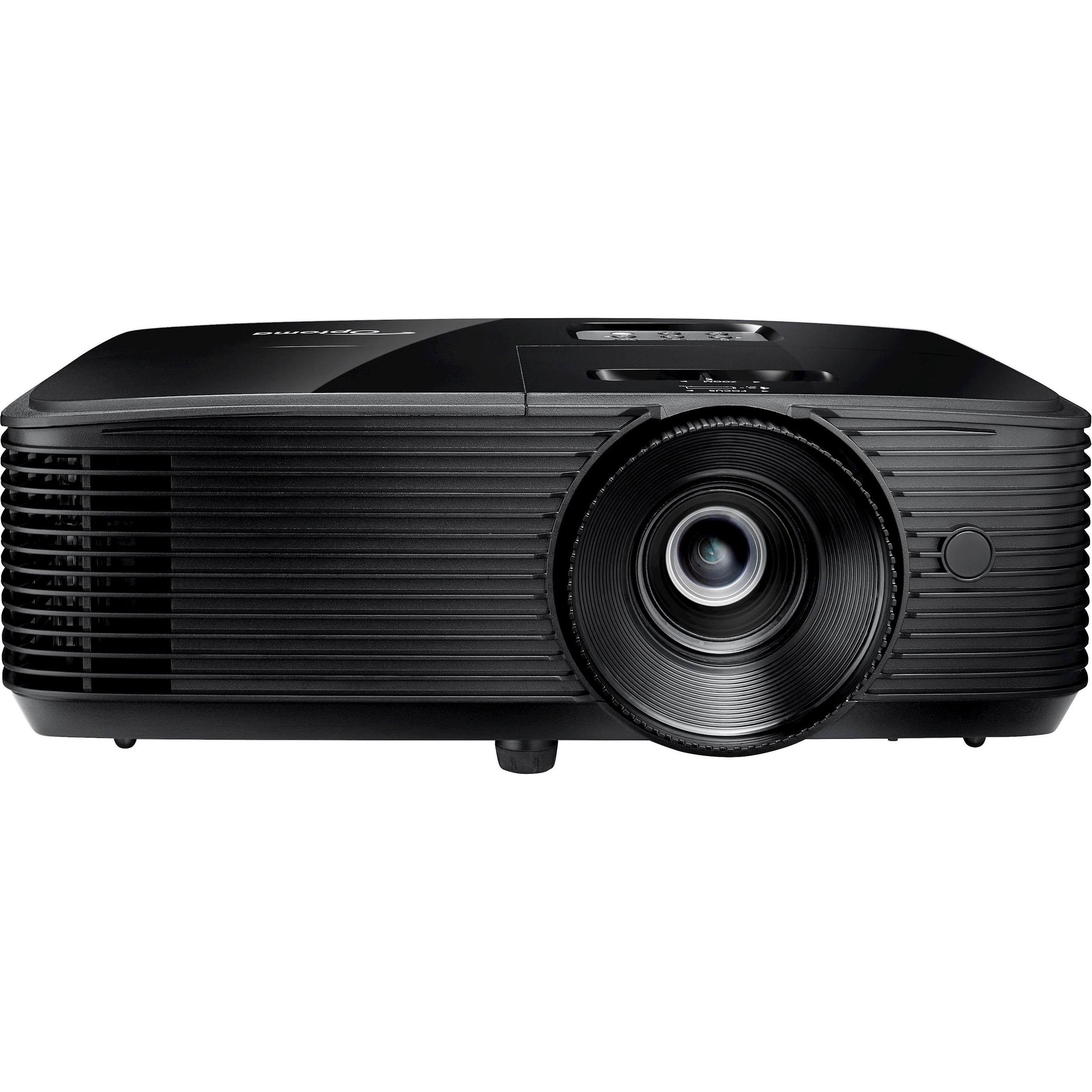 Optoma HD28e (Full HD, 3800 lm, 1.47 - 1.62:1), Beamer, Schwarz