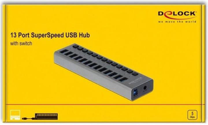 Produktbild Delock Externer SuperSpeed (USB-B, 13 Ports)