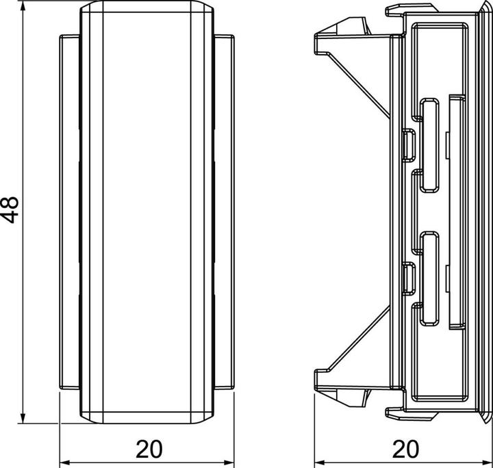 Immagine prodotto OBO Bettermann Coprigiunto GEB-K Kst si snap-on unh 6113034