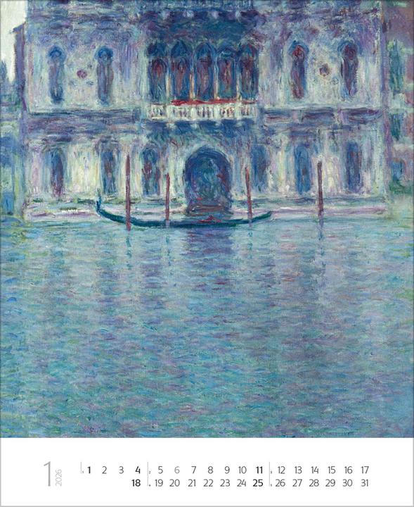 Produktbild Claude Monet 2026 (36 x 44 cm)