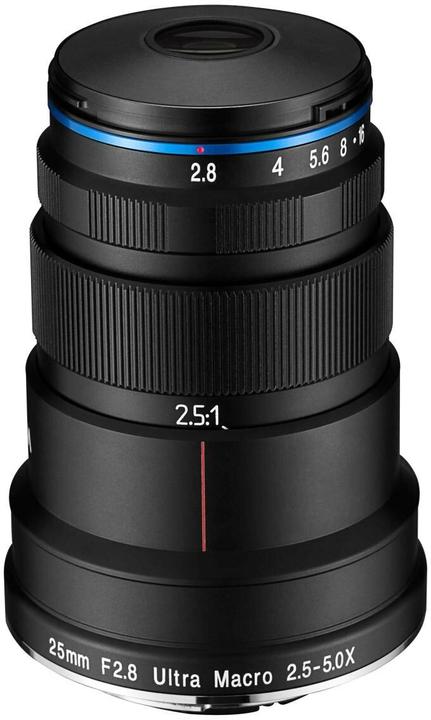 Venus Optic Laowa 25mm f/2.8 2.5-5x UltraMacro Canon EF (Canon EF, Plein format)