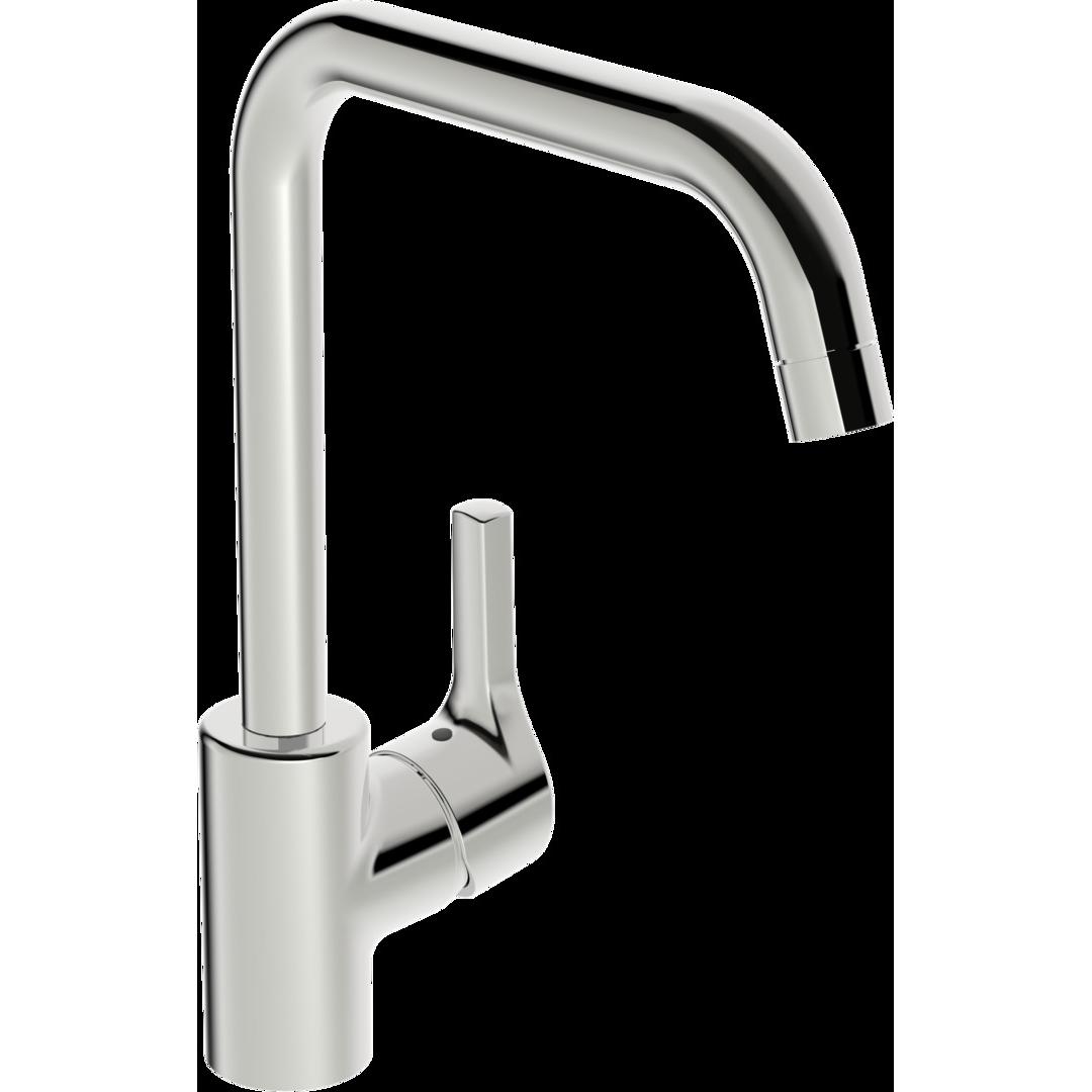 Hansa, Küchenarmatur, HANSAPALENO Küchenarmatur, Standmontage, Ausladung 203 mm, chrom