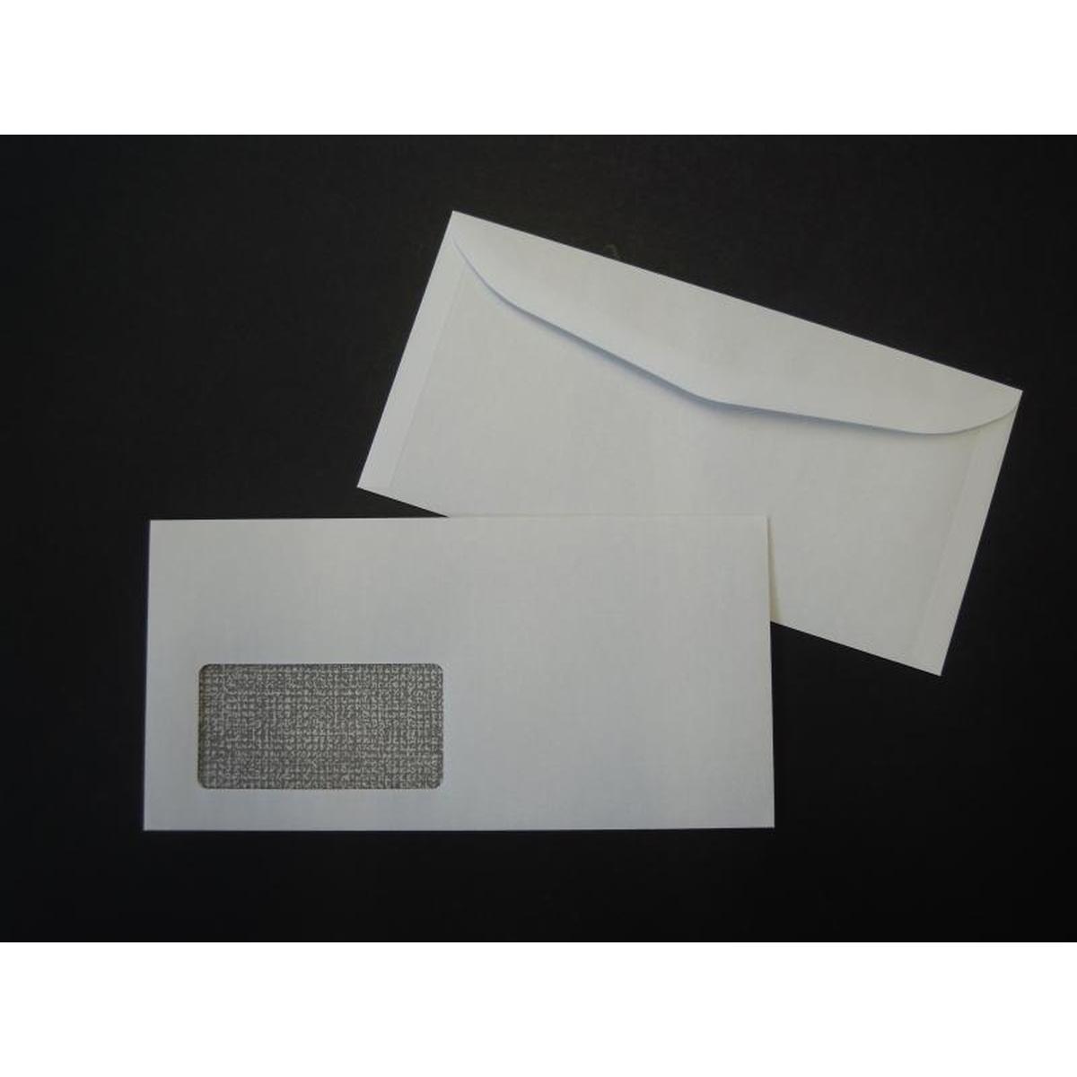 Thumbnail - Blanke, Briefumschlag, Kuvertierhüllen DIN C6/5 80g/qm gummiert Fenster VE=1000 Stück weiss (C6/5, 1000 x)