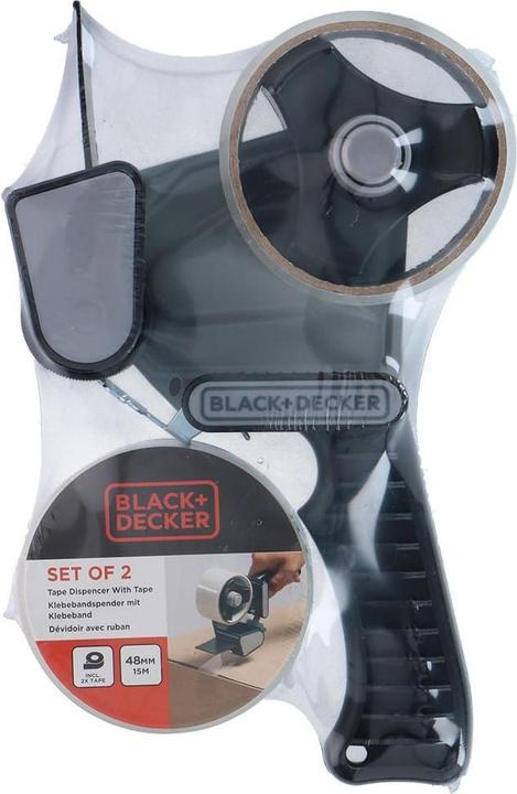 Immagine prodotto Black & Decker Dispenser per nastro adesivo e 2x nastro adesivo