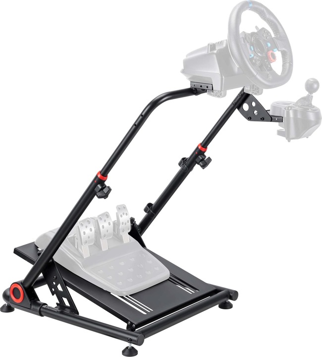 Immagine prodotto Wiltec Supporto per volante pieghevole Supporto per volante Stand Gaming Sim Racing Setup