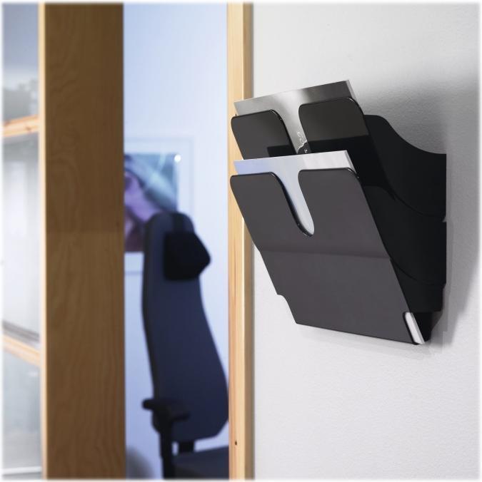 Produktbild Durable Prospektständer Flexiplus 2 A4 quer, Schwarz (A4)