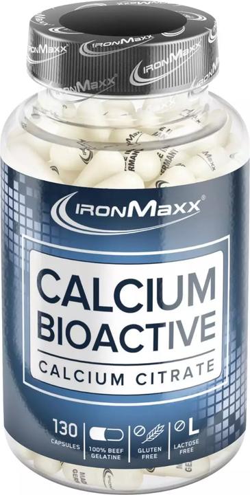 Produktbild IronMaxx Calcium Bioaktive (130 Stück, Kapseln, 500 g)