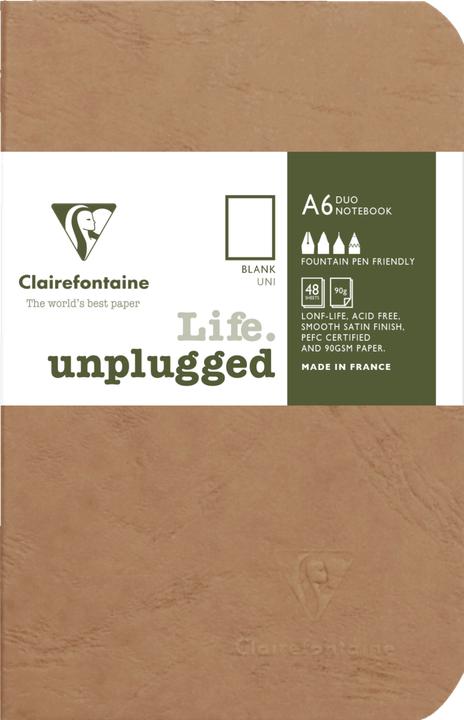 Actual product image Clairefontaine AGE BAG Set 2 booklets (90 x 140 mm, Plain)
