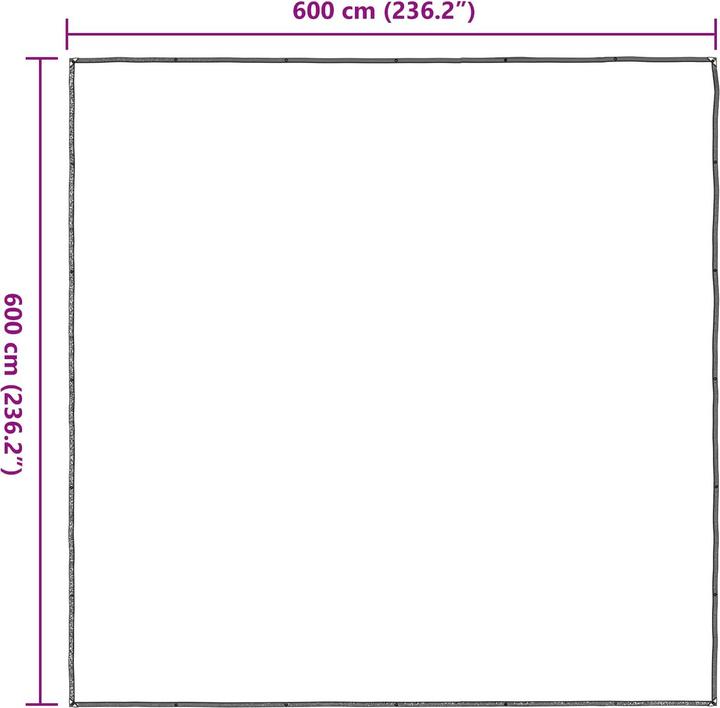 Produktbild vidaXL Outdoor-Planen (6 x 6 m)