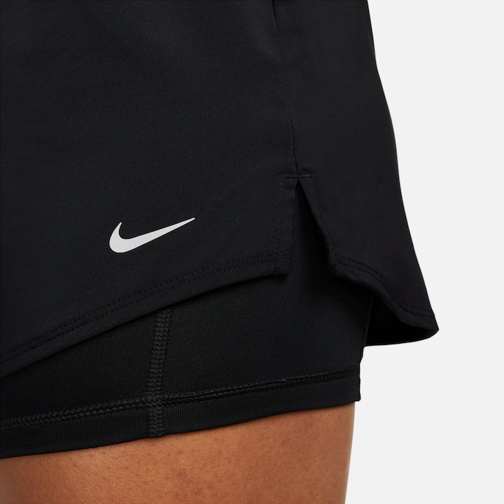 Produktbild Nike One Dri-Fit Women"S Mid-R Black/Reflective Silv L (L)