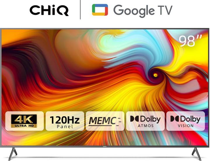 Immagine prodotto CHiQ U98F8TG 98" 249cm 16:9 UHD QLED Google TV bk (98", QLED, 4K)