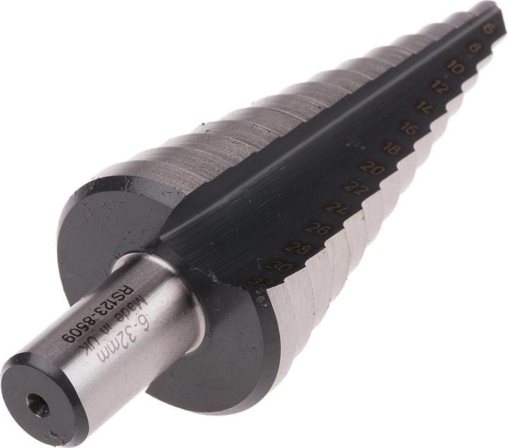 Produktbild RS PRO 6-30mm HSS step drill bit 10mm shank (30 Millimeter)