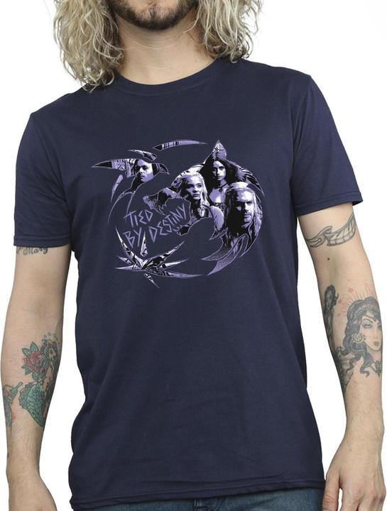 Produktbild Netflix The Witcher Wolf Logo Infill TShirt (M)
