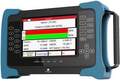 Produktbild Triax UPM 1400 Messgerät DVB-S(2)/-C/ -T(2) TFT Bildschirm inkl. Tasche (Diverse)