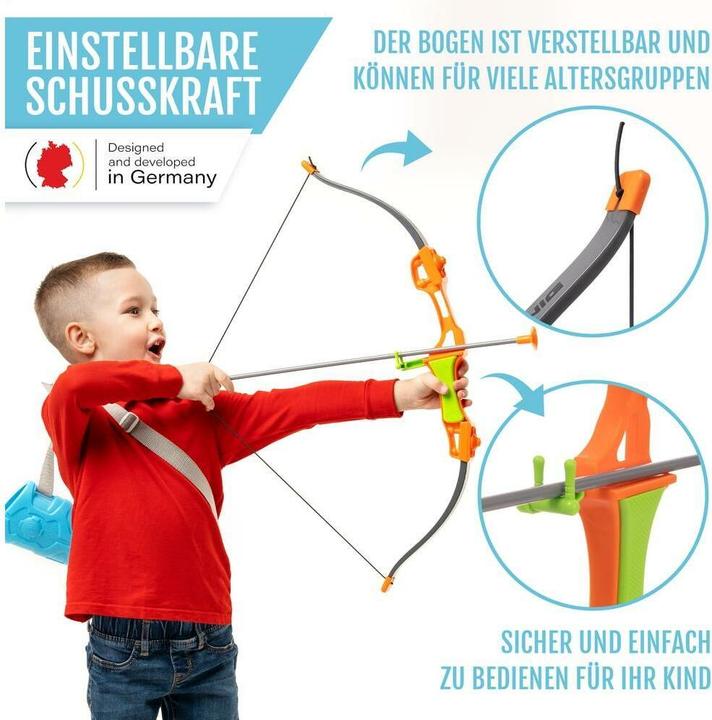 Actual product image Bogenkönig Bogenschiess-Set 7-teilig