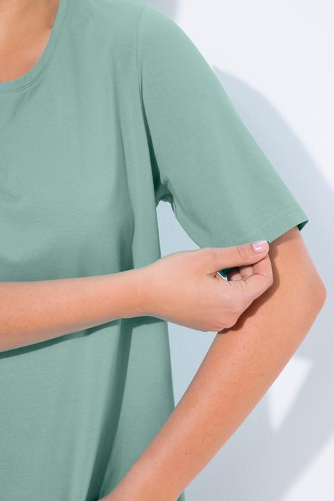 Produktbild Ulla Popken T-Shirt, A-Linie, Rundhalsausschnitt, Halbarm (50, 52)