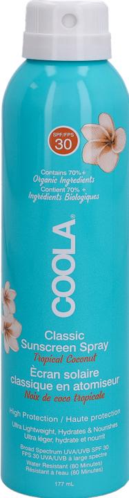 Coola Suncare Classic Spray Tropical Coconut (Sonnenspray, SPF 30, 177 ml, 177 g)