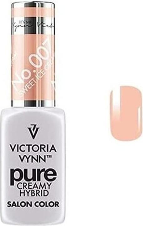 Actual product image Visconti Di Modrone Victoria Vynn Pure Creamy Hybrid No. 007 Sweet Ice Cream (Beige, Gel-Effect Nail Polish)