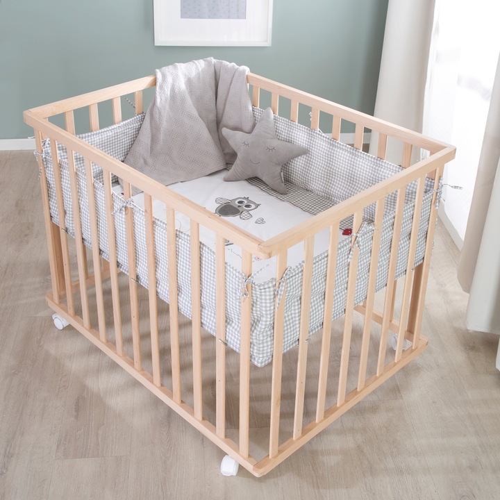 Produktbild Roba Laufgitter 100x75 Adam & Eule (73 cm, 98.50 cm)